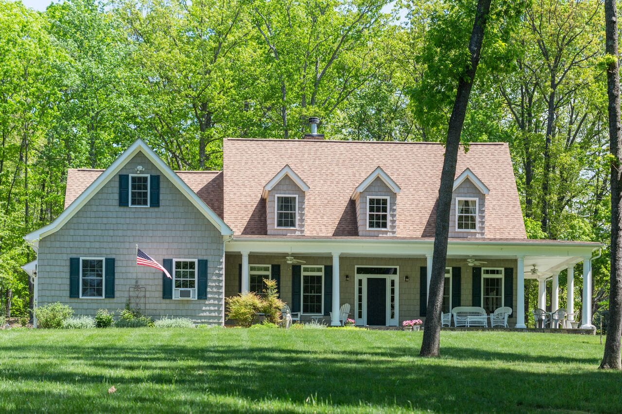 front royal custom home builders create house with lawn